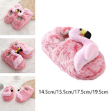 Maxbell Flamingo Slippers Anti Slip Children Slides Shoes for Home Living Room Gifts Size 5 or 6