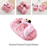 Maxbell Flamingo Slippers Anti Slip Children Slides Shoes for Home Living Room Gifts Size 5 or 6