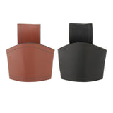Maxbell 4xHorn Shape Cup Mug Holder Men Women Horn Cup Sleeve Medieval Belt Attachment Black