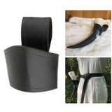 Maxbell 3xHorn Shape Cup Mug Holder Men Women Horn Cup Sleeve Medieval Belt Attachment Black