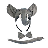 Maxbell 5xElephant Costume 3Pcs Animal Costume for Party Favors Festival Supplies Kids