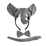 Maxbell 6xElephant Costume 3Pcs Animal Costume for Party Favors Festival Supplies Kids