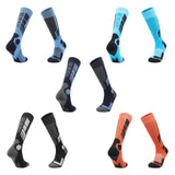 Maxbell Kids Ski Socks Thermal Winter Warm Wool Socks Soft Stockings Snowboard Socks Black and White