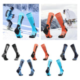 Maxbell Kids Ski Socks Thermal Winter Warm Wool Socks Soft Stockings Snowboard Socks Black and White