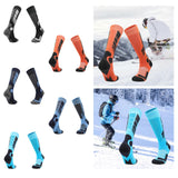 Maxbell Kids Ski Socks Thermal Winter Warm Wool Socks Soft Stockings Snowboard Socks Black and White