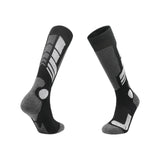 Maxbell Kids Ski Socks Thermal Winter Warm Wool Socks Soft Stockings Snowboard Socks Black and White