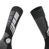 Maxbell Kids Ski Socks Thermal Winter Warm Wool Socks Soft Stockings Snowboard Socks Black and White