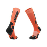 Maxbell Kids Ski Socks Thermal Winter Warm Wool Socks Soft Stockings Snowboard Socks Orange and Black