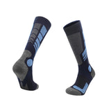 Maxbell Kids Ski Socks Thermal Winter Warm Wool Socks Soft Stockings Snowboard Socks Dark and Light Blue