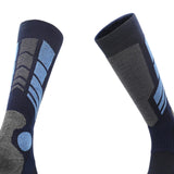 Maxbell Kids Ski Socks Thermal Winter Warm Wool Socks Soft Stockings Snowboard Socks Dark and Light Blue