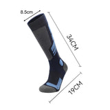Maxbell Kids Ski Socks Thermal Winter Warm Wool Socks Soft Stockings Snowboard Socks Dark and Light Blue