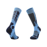 Maxbell Kids Ski Socks Thermal Winter Warm Wool Socks Soft Stockings Snowboard Socks Light and Dark Blue