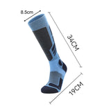 Maxbell Kids Ski Socks Thermal Winter Warm Wool Socks Soft Stockings Snowboard Socks Light and Dark Blue