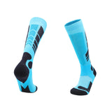 Maxbell Kids Ski Socks Thermal Winter Warm Wool Socks Soft Stockings Snowboard Socks Birght and Dark Blue