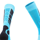 Maxbell Kids Ski Socks Thermal Winter Warm Wool Socks Soft Stockings Snowboard Socks Birght and Dark Blue