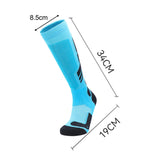 Maxbell Kids Ski Socks Thermal Winter Warm Wool Socks Soft Stockings Snowboard Socks Birght and Dark Blue