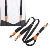 Maxbell 2xMen's Suspenders Hooks Back Fashion Adjustable Braces Mens Womens for Work