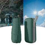 Maxbell 5xTravel Umbrella Mini Umbrella for Purse for Walking Outdoor Activities Beach Green