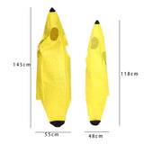Maxbell 3x2x Adults Child Banana Costume for Carnivals Party Stage Performance