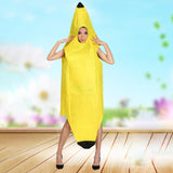 Maxbell 3x2x Adults Child Banana Costume for Carnivals Party Stage Performance