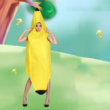 Maxbell 3x2x Adults Child Banana Costume for Carnivals Party Stage Performance