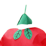 Maxbell 3xKids Fruit Costume Cosplay Cute Children Costume for Themed Party Masquerade Apple