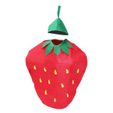 Maxbell 4xKids Fruit Costume Cosplay Cute Children Costume for Themed Party Masquerade Strawberry