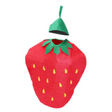 Maxbell 3xKids Fruit Costume Cosplay Cute Children Costume for Themed Party Masquerade Strawberry