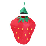 Maxbell 3xKids Fruit Costume Cosplay Cute Children Costume for Themed Party Masquerade Strawberry