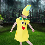 Maxbell Kids Fruit Costume Cosplay Cute Children Costume for Themed Party Masquerade Gourd