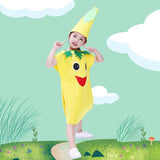 Maxbell Kids Fruit Costume Cosplay Cute Children Costume for Themed Party Masquerade Gourd