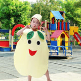 Maxbell 4xKids Fruit Costume Cosplay Cute Children Costume for Themed Party Masquerade Pear