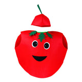 Maxbell 3xKids Fruit Costume Cosplay Cute Children Costume for Themed Party Masquerade Tomato