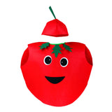 Maxbell 4xKids Fruit Costume Cosplay Cute Children Costume for Themed Party Masquerade Tomato