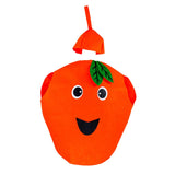 Maxbell 2xKids Fruit Costume Cosplay Cute Children Costume for Themed Party Masquerade Orange