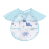 Maxbell Baby Eating Smock Bib Oilproof Easy Clean Waterproof Bib for Baby for Eating Dinosaur