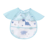 Maxbell Baby Eating Smock Bib Oilproof Easy Clean Waterproof Bib for Baby for Eating Dinosaur