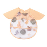 Maxbell Baby Eating Smock Bib Oilproof Easy Clean Waterproof Bib for Baby for Eating Squirrel Magpie