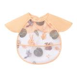 Maxbell Baby Eating Smock Bib Oilproof Easy Clean Waterproof Bib for Baby for Eating Squirrel Magpie
