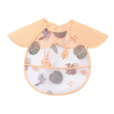 Maxbell Baby Eating Smock Bib Oilproof Easy Clean Waterproof Bib for Baby for Eating Squirrel Magpie