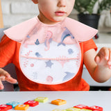 Maxbell Baby Eating Smock Bib Oilproof Easy Clean Waterproof Bib for Baby for Eating Underwater World