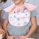 Maxbell Baby Eating Smock Bib Oilproof Easy Clean Waterproof Bib for Baby for Eating Underwater World