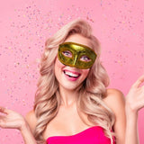Masquerade Mask Eye Mask Prom Mask Props for Fancy Dress Carnival Night Club gold