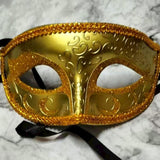 Masquerade Mask Eye Mask Prom Mask Props for Fancy Dress Carnival Night Club gold