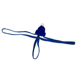 Maxbell Mens Santa Hat Thongs T Back Thongs Xmas Brief for Club Honeymoon Night Blue