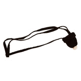 Maxbell Mens Santa Hat Thongs T Back Thongs Xmas Brief for Club Honeymoon Night Black