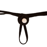 Maxbell Mens Santa Hat Thongs T Back Thongs Xmas Brief for Club Honeymoon Night Black