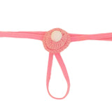 Maxbell Mens Santa Hat Thongs T Back Thongs Xmas Brief for Club Honeymoon Night Pink
