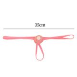 Maxbell Mens Santa Hat Thongs T Back Thongs Xmas Brief for Club Honeymoon Night Pink