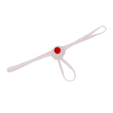 Maxbell Mens Santa Hat Thongs T Back Thongs Xmas Brief for Club Honeymoon Night White
